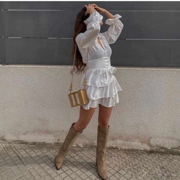 Zara Cowboy Boot - Tall Split Leather Suede - Picture 15 of 15